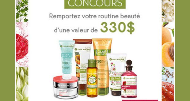 Sélection de produits Yves Rocher de 330$