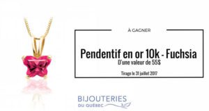 Un pendentif en or 10K