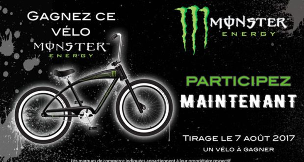 Un vélo Monster Energy