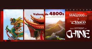 Voyage pour 2 personnes en Chine de 4800 $