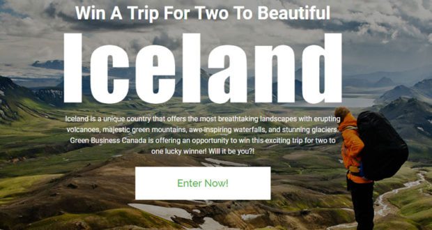 Voyage pour 2 personnes en Islande