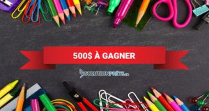 1 des 4 lots de 500$