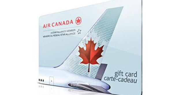 1000$ en Carte-cadeau Air Canada