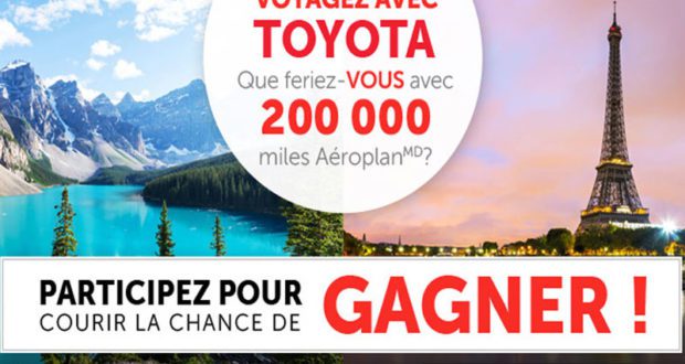 200 000 milles Aéroplan