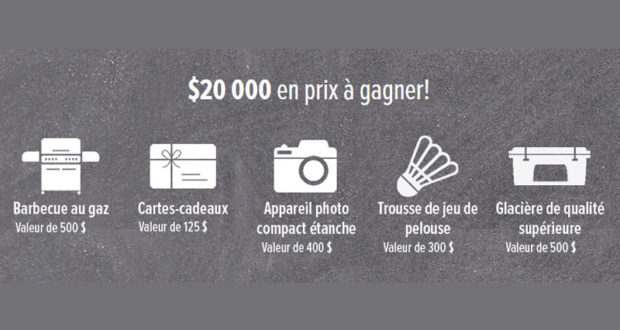 20000$ en prix à gagner