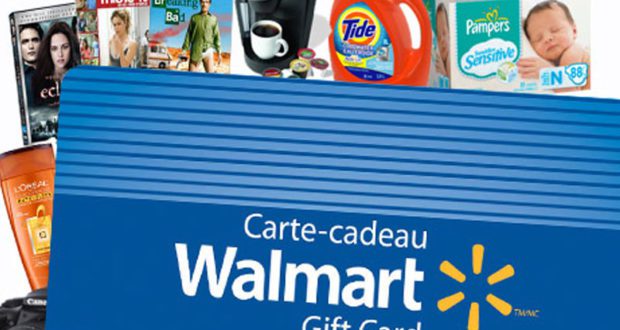 Carte cadeau Walmart de 200$