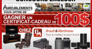 Certificat Cadeau 100$ Brault et Martineau