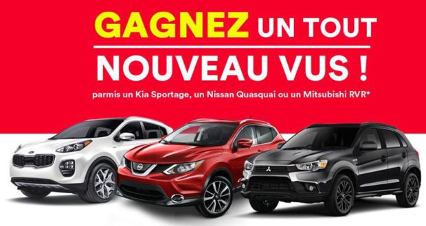 Gagnez un tout nouveau VUS