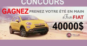 Gagnez un véhicule Fiat de votre choix (Valeur de 40000$)