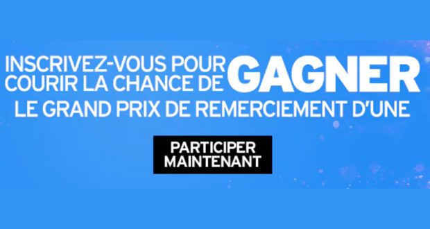 Grand prix de 1550$ à gagner