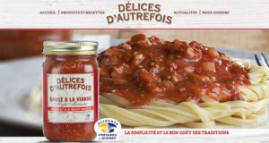 Rabais 1 $ À l'achat d'un Pot de sauce Délices D'Autrefois