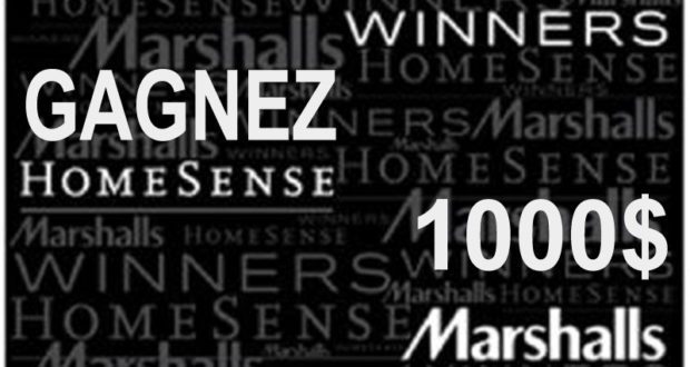 Virée de magasinage WINNERS de 1000$