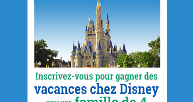 Voyage de 5000$ à Walt Disney World ou Disneyland Resort