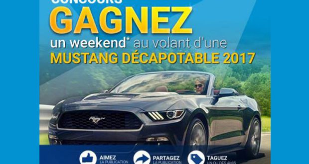 Week-end au volant d'une Mustang décapotable 2017