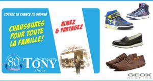 4 paires de chaussures Geox (Homme femme et enfants)