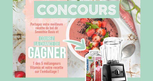 5 Mélangeurs Vitamix à gagner