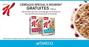 Boîte Gratuite de céréales Kellogg's Special K Nourish