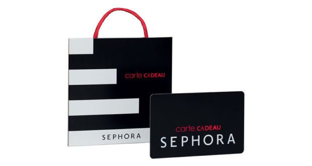 Cadeau cadeau Sephora de 150 $