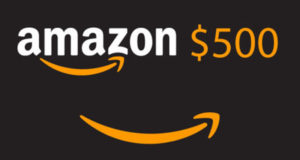 Carte-cadeau Amazon d'une valeur de 500 $