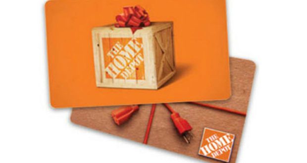 Carte-cadeau Home Depot de 5000$