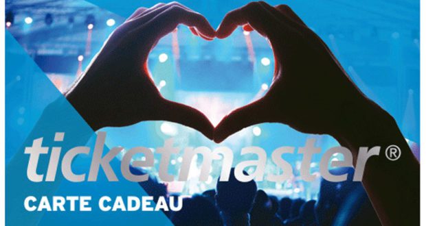 Certificat-cadeau de 500 $ chez Ticketmaster