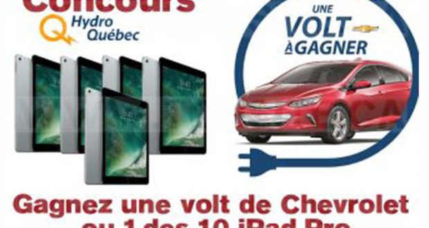 Gagnez un véhicule électrique Volt de Chevrolet (40985 $)