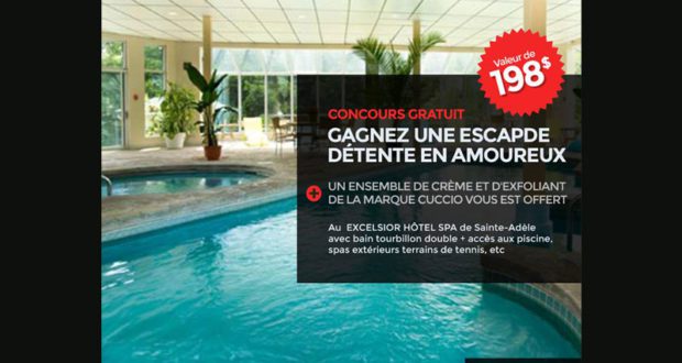 Gagnez une escapade détente en amoureux