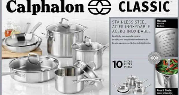 Kit de cuisine en acier inoxydable Calphalon