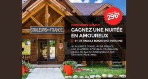 Nuitée en amoureux à l'Auberge Couleurs de France