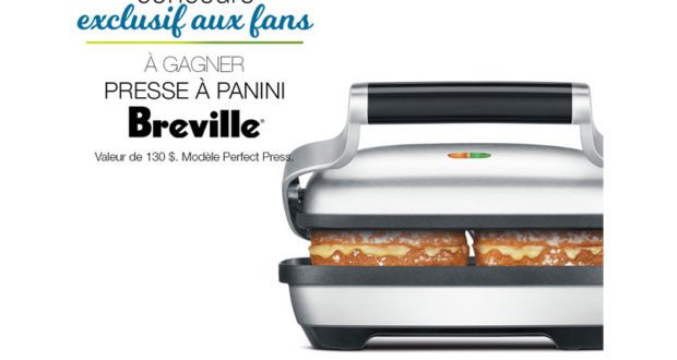 Presse à panini à gagner