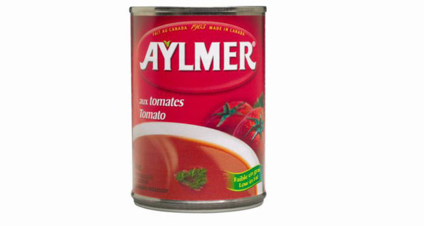 Soupe condensée aux tomates Aylmer 284ml à 33¢