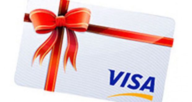 Une carte-cadeau VISA prépayée de 150 $