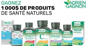 1 000$ de produits Adrien Gagnon