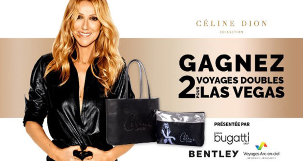 2 Voyages pour 2 à Las Vegas pour le spectacle de Céline Dion