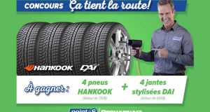 4 pneus Hankook et 4 roues stylisées DAI