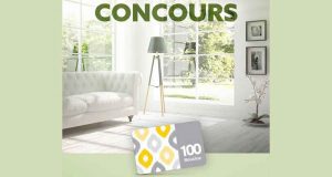 Carte cadeau de 100$ de chez Bouclair Maison