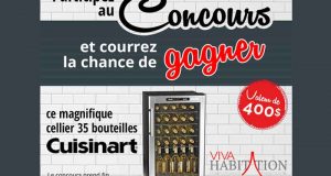 Cellier Cuisinart, d'une valeur de 400$