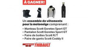 Ensemble de vêtements complet pour la motoneige (1 305$)
