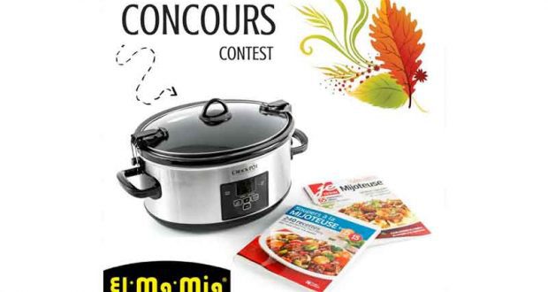 Mijoteuse Crock-Pot ainsi qu'un livre