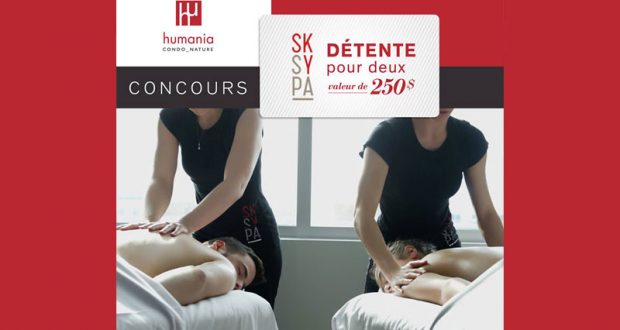 Un forfait détente pour deux au SKYSPA