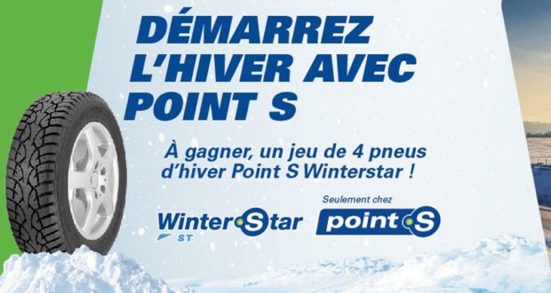 Un jeu de quatre pneus Winterstar (330$ à 800$)