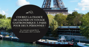 Un voyage gastronomique pour 2 à Paris (10000$)