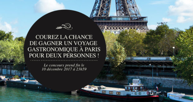 Un voyage gastronomique pour 2 à Paris (10000$)