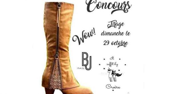 Une paire de bottes offertes par Boutik July