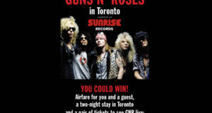 Voyage pour 2 à Toronto pour voir Guns'n'Roses (2000$)