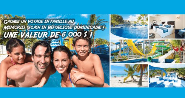 Voyage pour 4 au Memories Splash à Punta Cana (6000$)