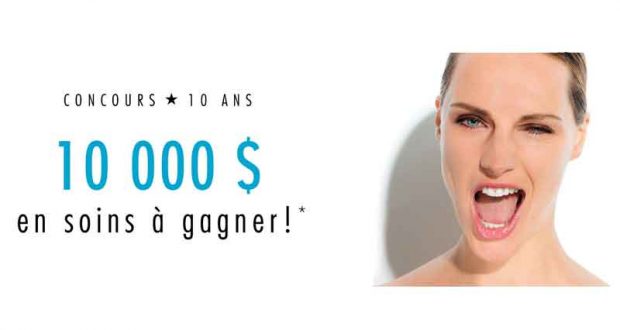 10 000 $ en soins à gagner