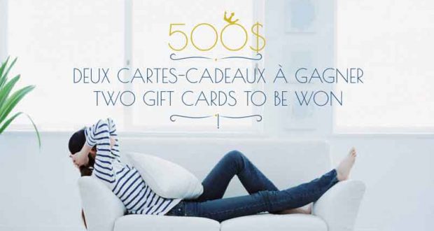 2 cartes-cadeaux Best Buy de 500 $ chacune