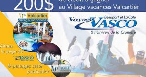 200$ au Village Vacance Valcartier