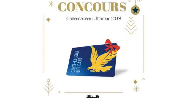 Carte-cadeau de 100$ à la station d'essence Ultramar